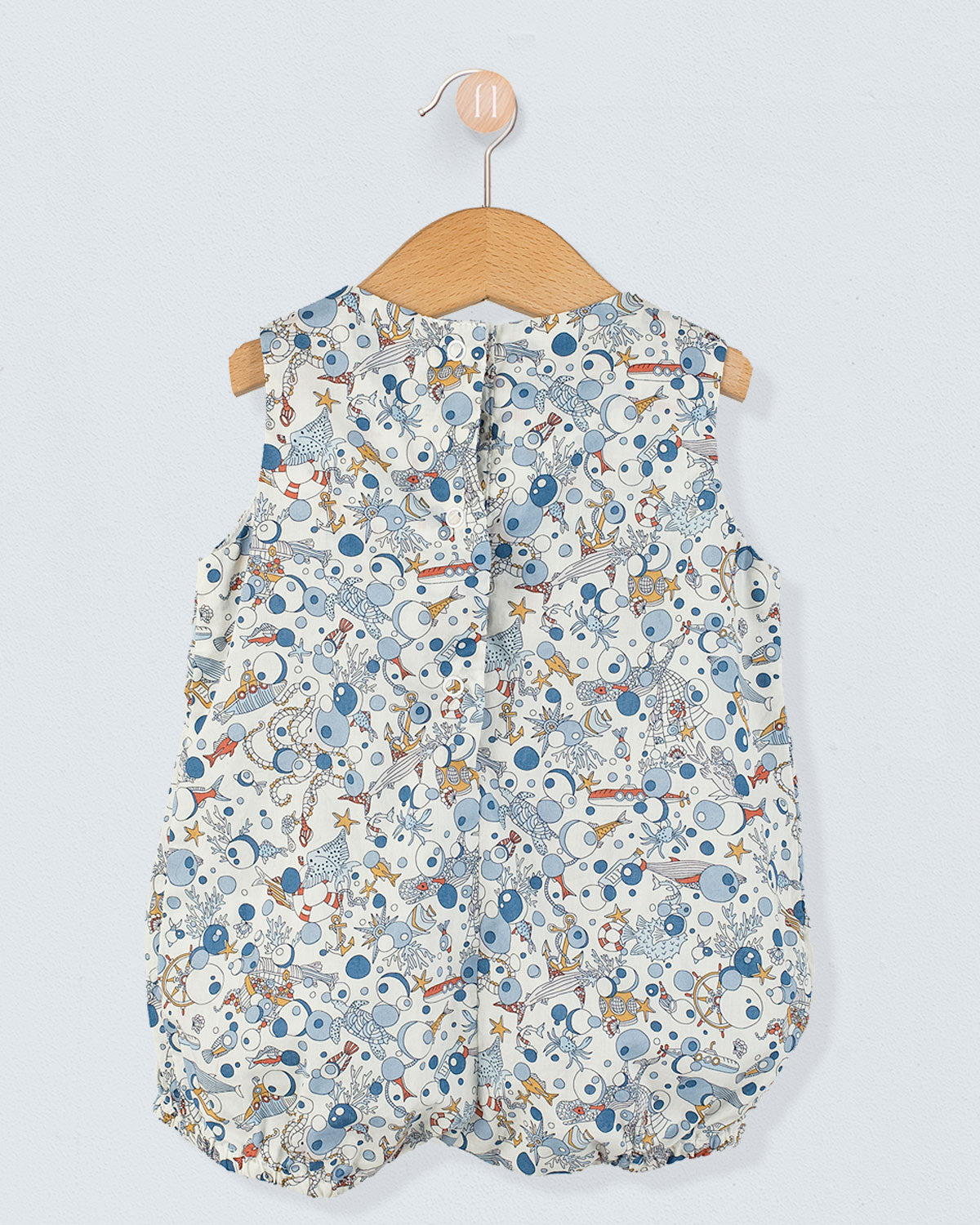 William Liberty Ocean Treasure Romper